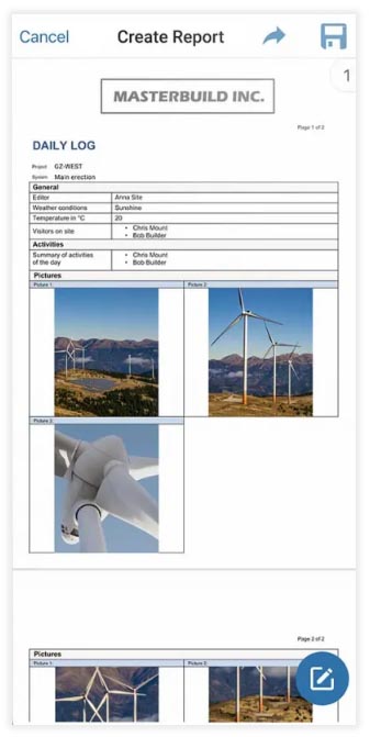 Insite LMS app for digital construction site documentation shown on a smartphone.